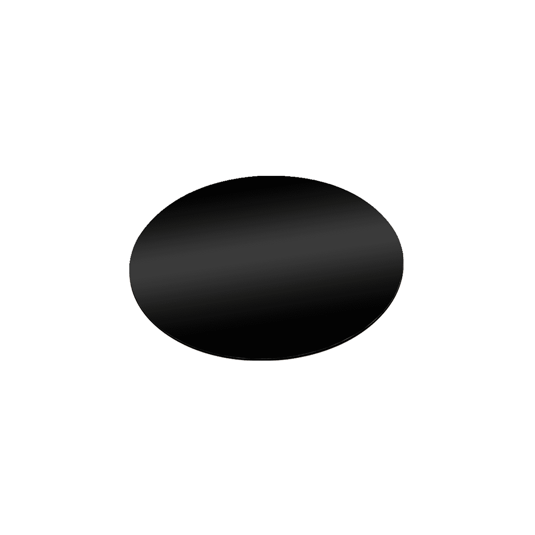 Pizza Platter - Midnight Core Black Circle