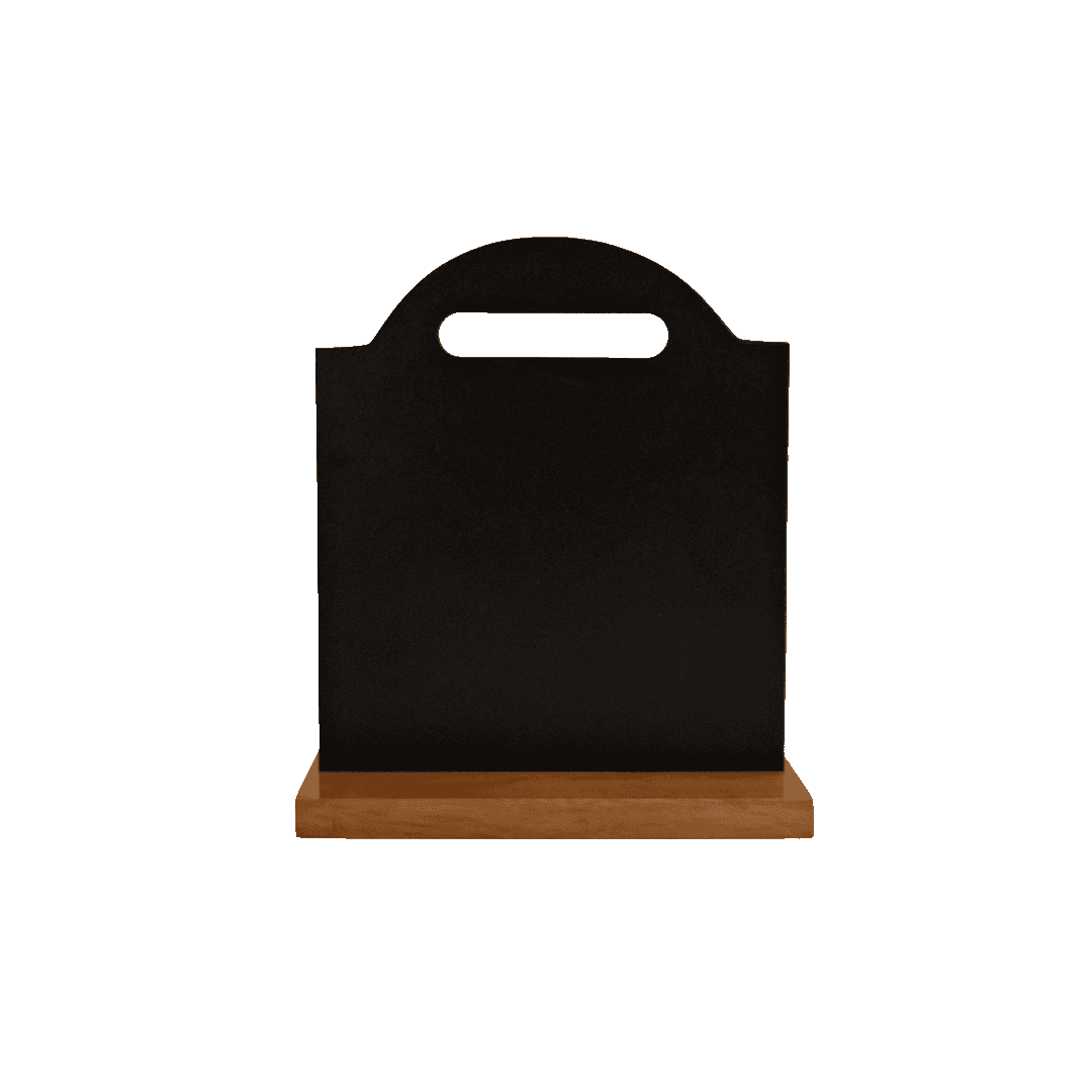 Stepped Arch-Top Rectangular Table Top Menu Board