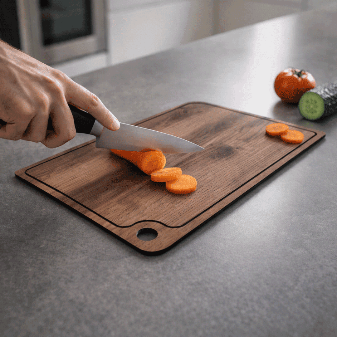 Prep Chopping Board - Grooved Rectangle