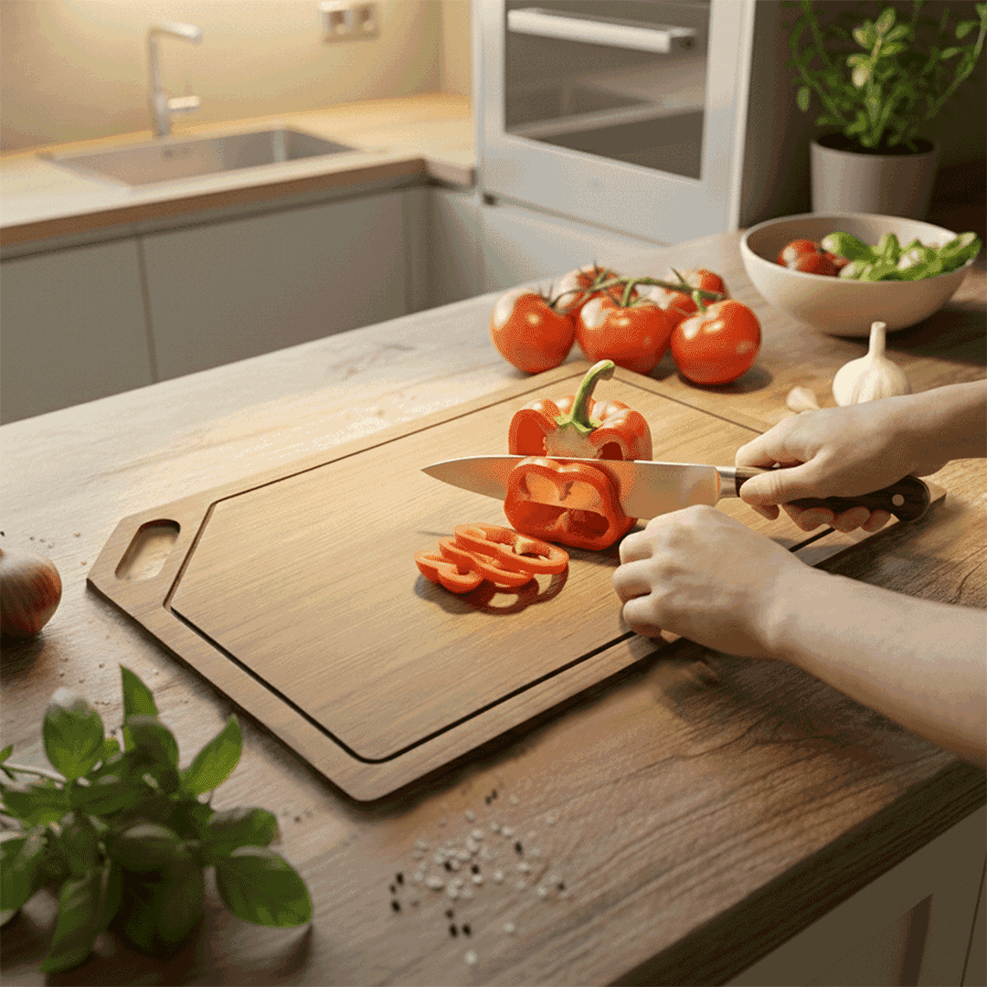 Lamikraft Prep Chopping Board - Grooved Heavy Duty