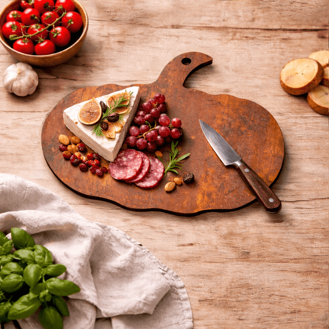 Utility Chopping Board - Pumpkin Shape