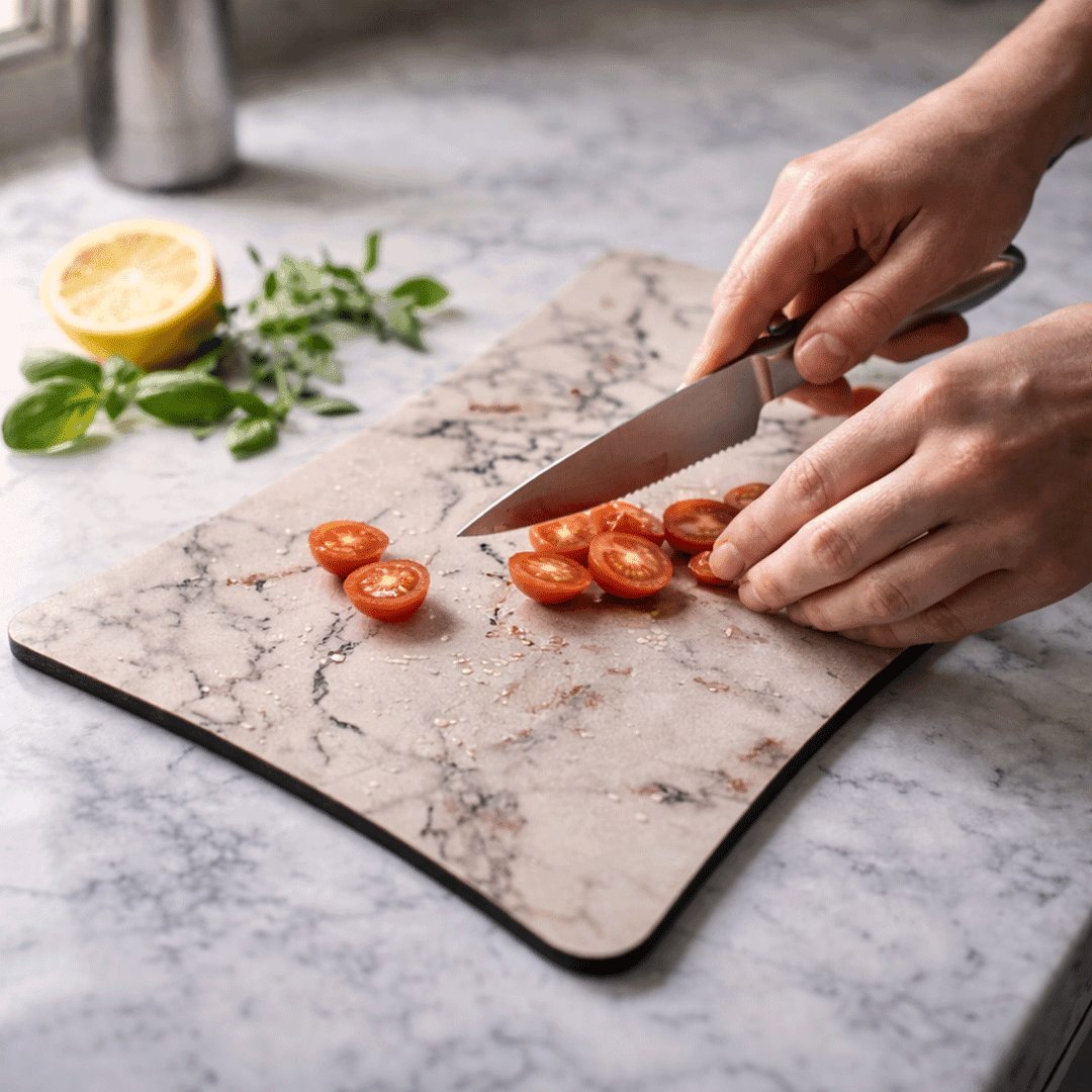 Paddle Chopping Board - Angled Handle