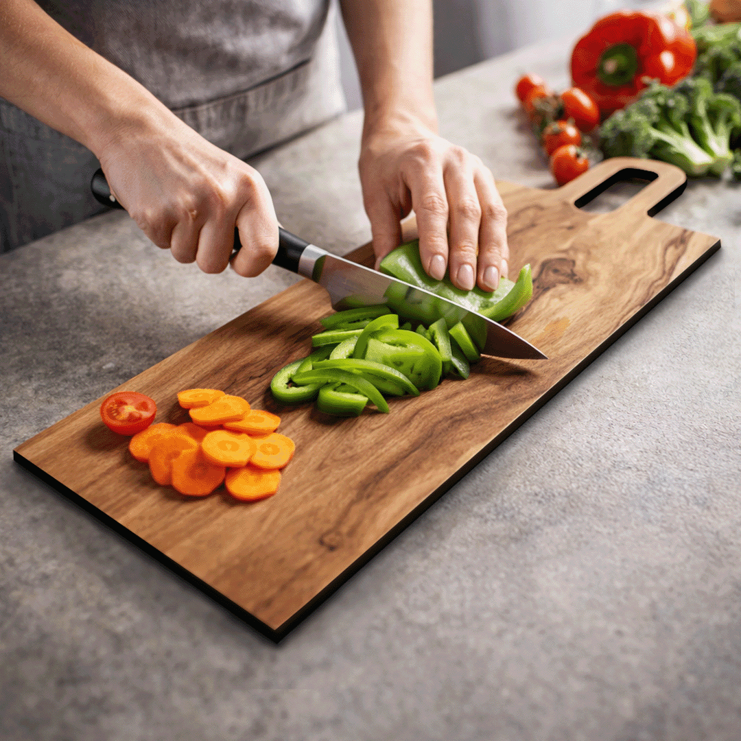 Lamikraft Paddle Chopping Board - Slot Handle