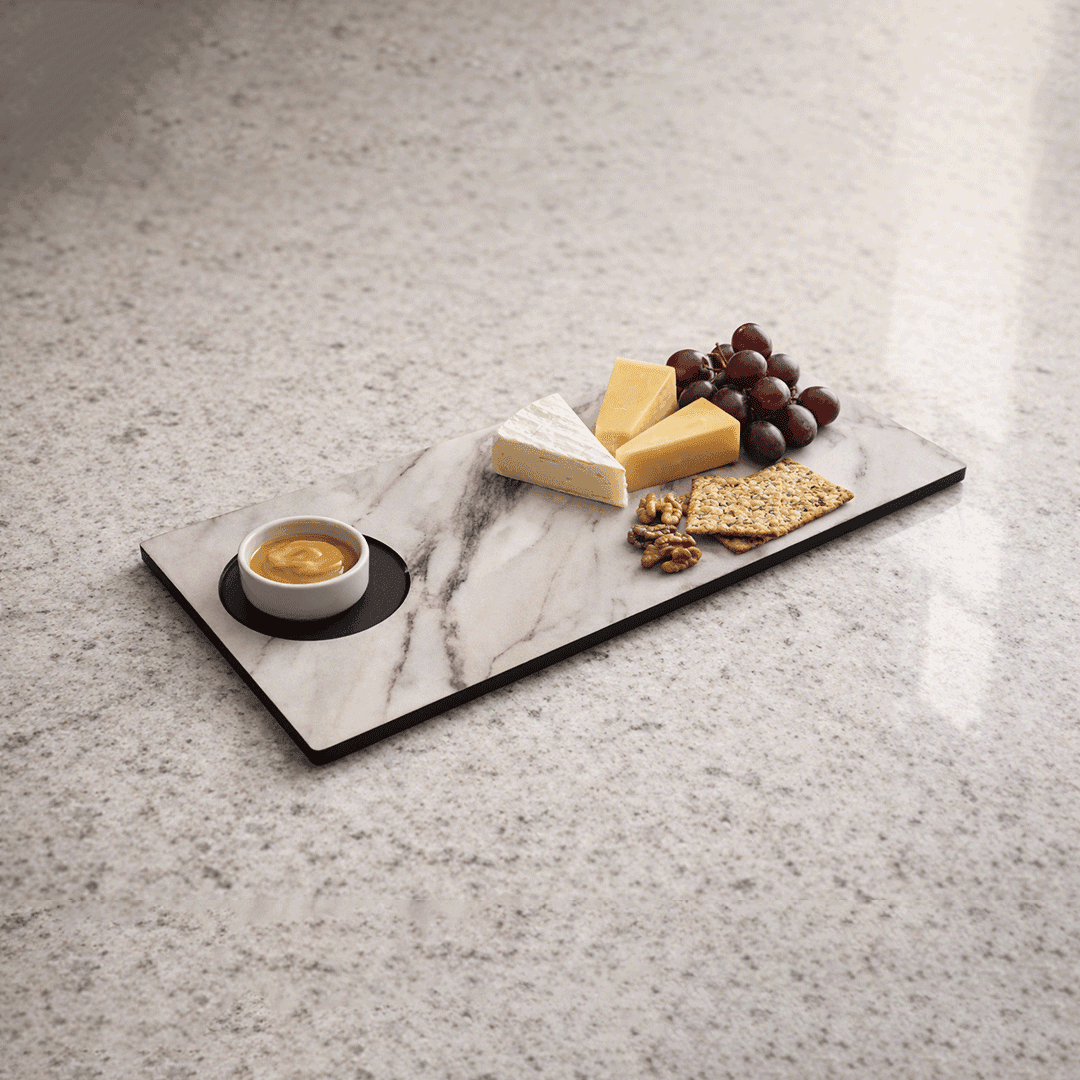 Compact Rectangular Cheese Platter