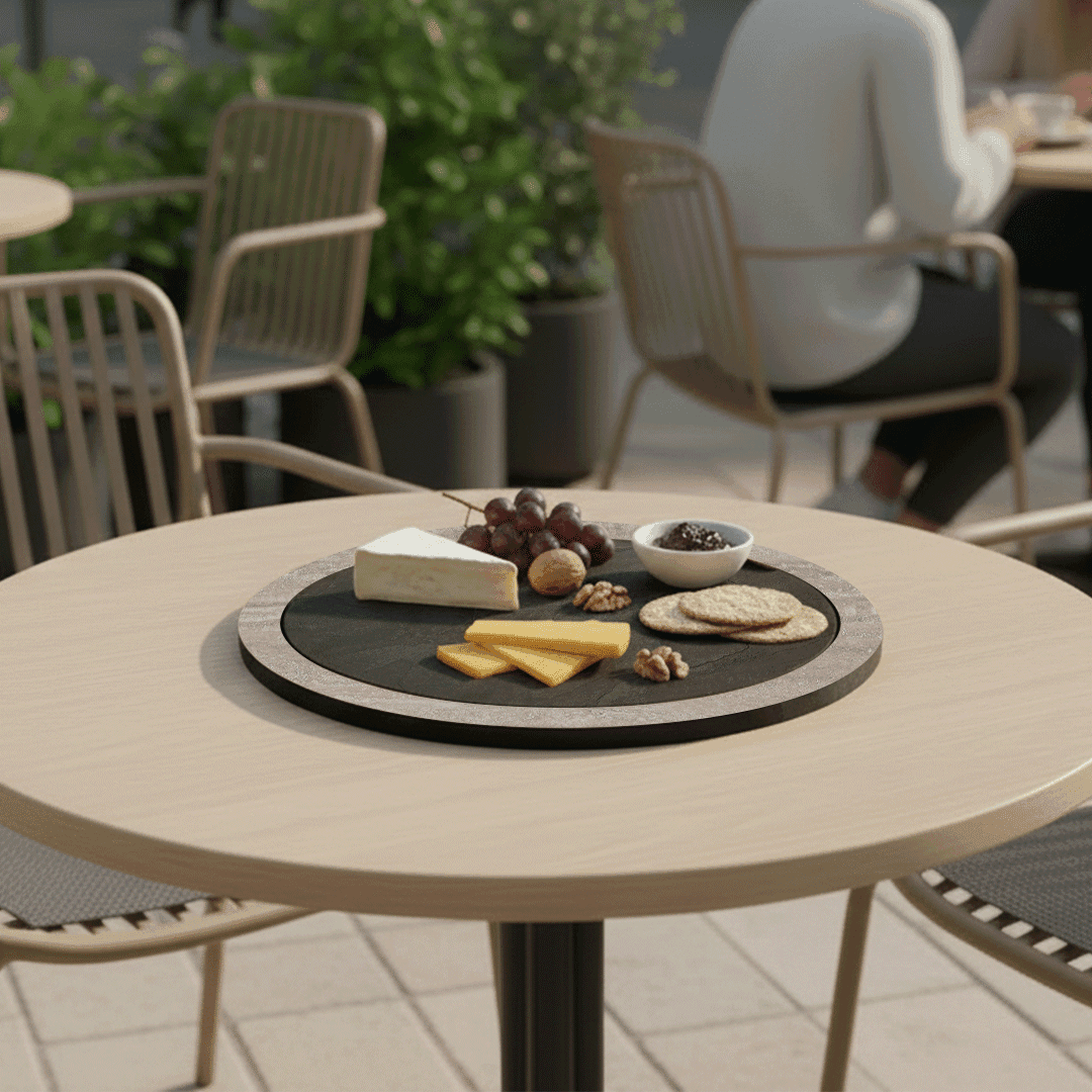 Lamikraft Compact Circular Cheese Platter