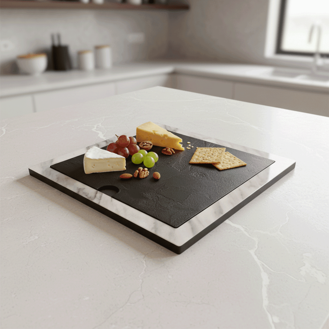 Thick Hosting Square Cheese Platter