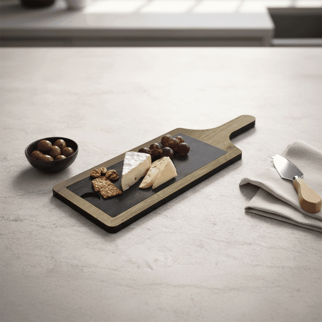 Lamikraft Rectangular Paddle Cheese Platter