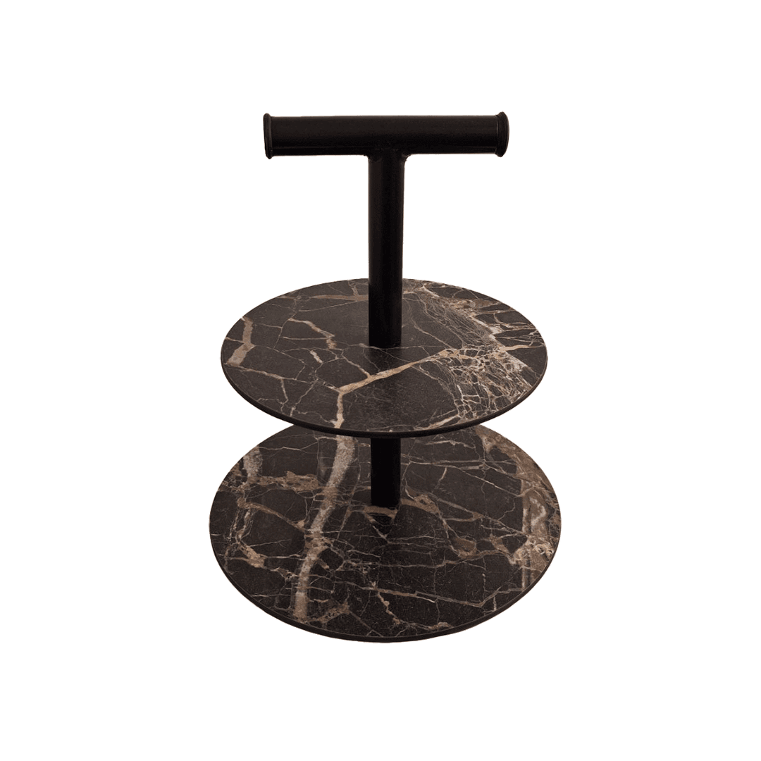 Circular Signature Display Stand - 2-Tier