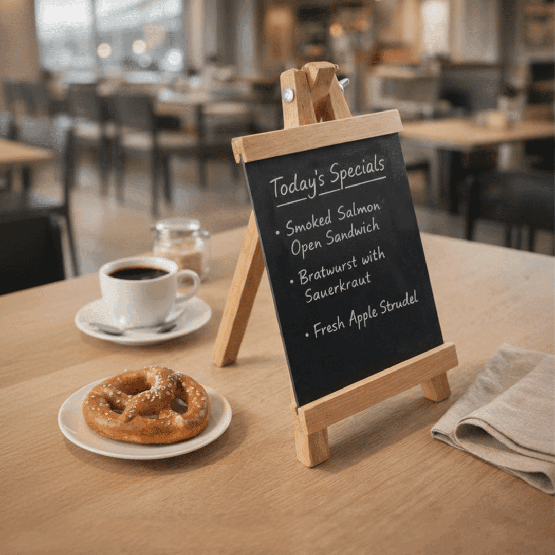 Floor Standing Chalkboard with Easel