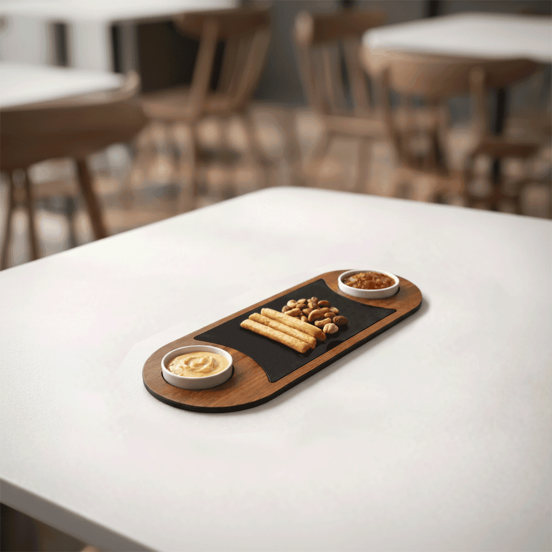 DualArc Dip & Snack Platter