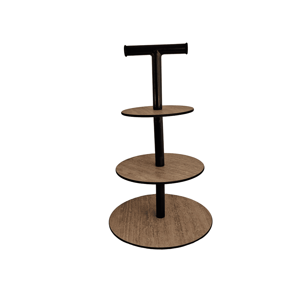 Circular Signature Display Stand - 3-Tier