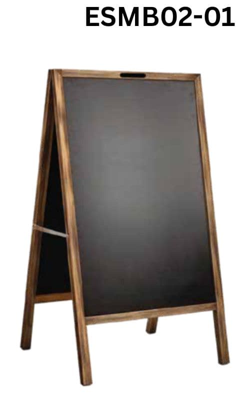 A-Frame Floor Standing Chalkboard with Easel