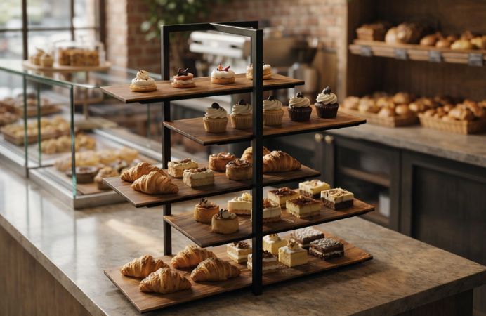 How to Choose the Right Display Riser for Your Cafe or Confectionery